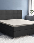 Topper Spannbettlaken - Baumwolle/Satin
