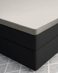 Split topper fitted sheet - Satin