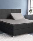 Split topper fitted sheet - Satin
