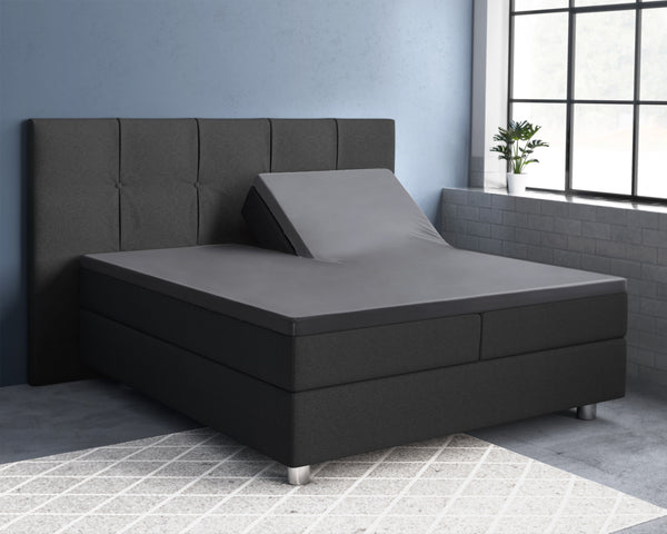 Split topper fitted sheet - Satin