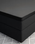 Split topper fitted sheet - Satin