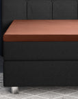 Topper Spannbettlaken - Baumwolle/Satin
