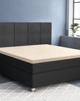 Topper Spannbettlaken - Baumwolle/Satin