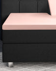 Split topper fitted sheet - Satin