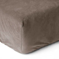 Velvet Hoeslaken Taupe