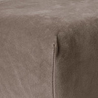 Velvet Hoeslaken Taupe