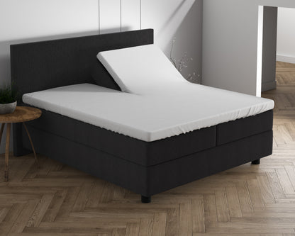 Splittopper hoeslaken - dubbel jersey