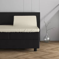 Dubbel Jersey 220 gr. Splittopper Hoeslaken Creme