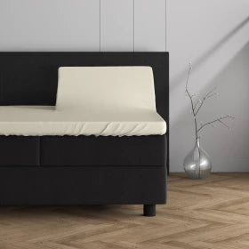 Dubbel Jersey 220 gr. Splittopper Hoeslaken Creme