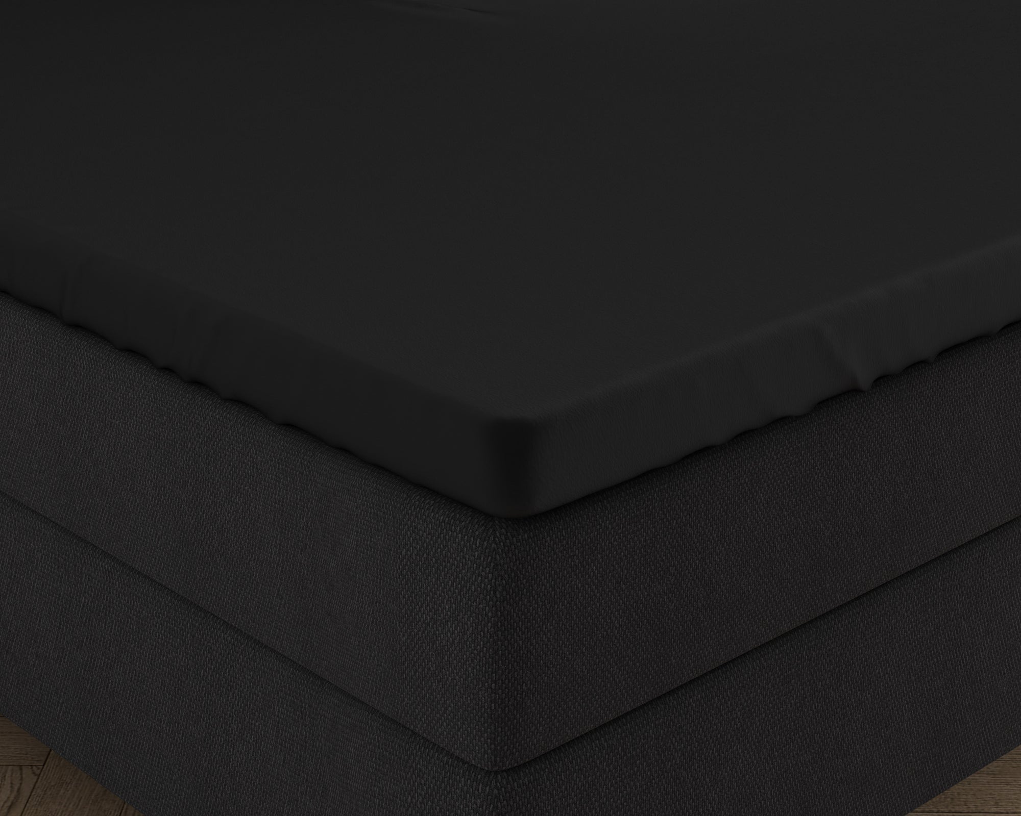 Splittopper hoeslaken - dubbel jersey