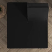 Dubbel Jersey 220 gr. Splittopper Hoeslaken Zwart