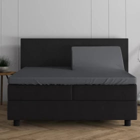 Dubbel Jersey 220 gr. Splittopper hoeslaken Antraciet