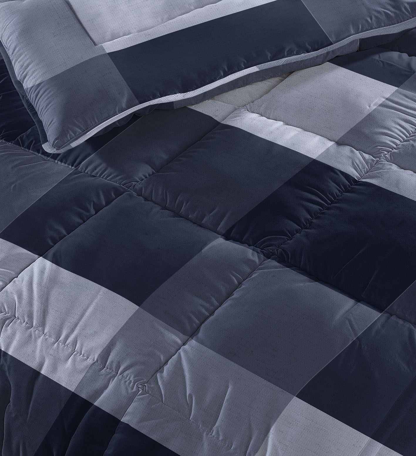 Dekbed zonder overtrek Anne - Blauw