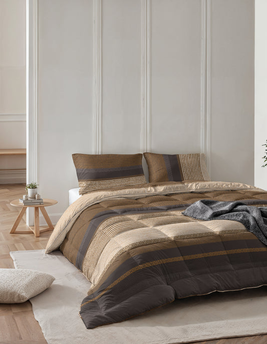 Dekbed zonder overtrek Marina - Taupe