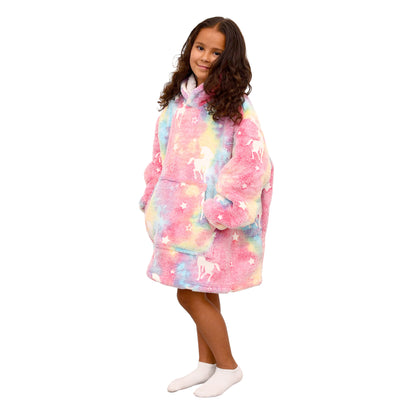 Glow In The Dark Hoodie - Unicorn