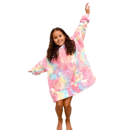 Glow In The Dark Hoodie - Unicorn