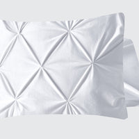 Velvet Pintuck 2pack kussenslopen Wit 60 x 70