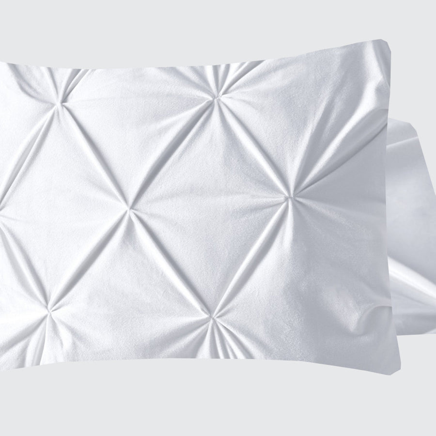 Velvet Pintuck 2pack kussenslopen Wit 60 x 70