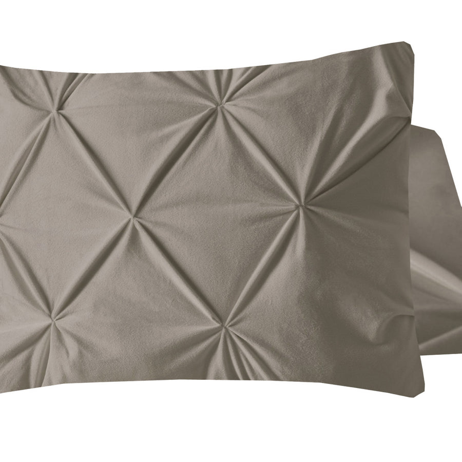 Velvet Pintuck 2pack kussenslopen Zand 60 x 70