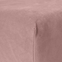 Velvet hoeslaken Oud Roze