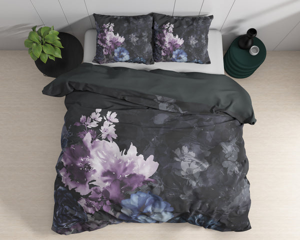 Delora Duvet Cover - Black