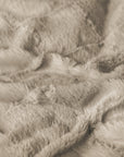 Dekbedovertrek Faux fur check