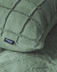 Dekbedovertrek Faux fur check