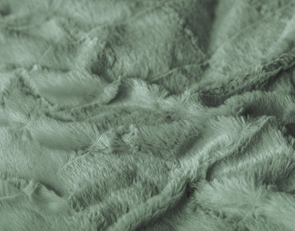 Dekbedovertrek Faux fur check