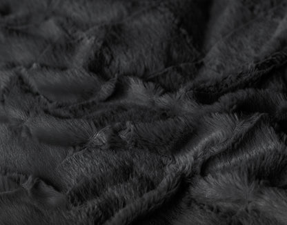 Dekbedovertrek Faux fur check
