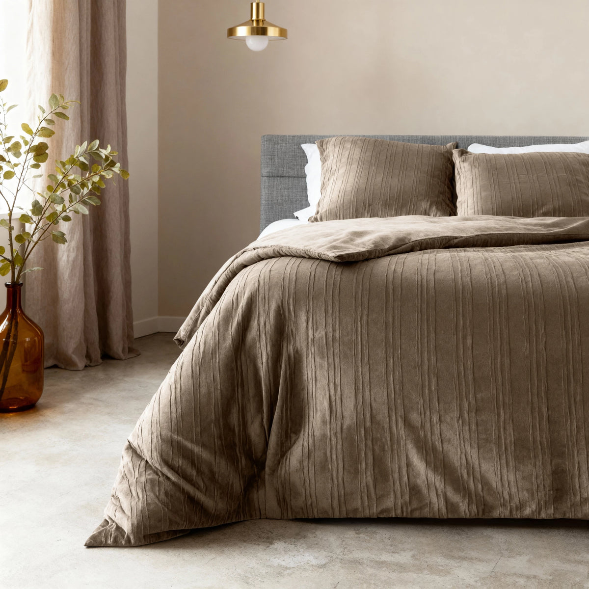 CelinaTex Touchme flanellen beddengoed, 200 x 220 cm, 3-delig katoenen dekbedovertrek, Anni grijs, zwart, groen CelinaTex Touchme flanellen beddengoed, 200 x 220 cm, 3-delig katoenen dekbedovertrek, Anni grijs, zwart, groen