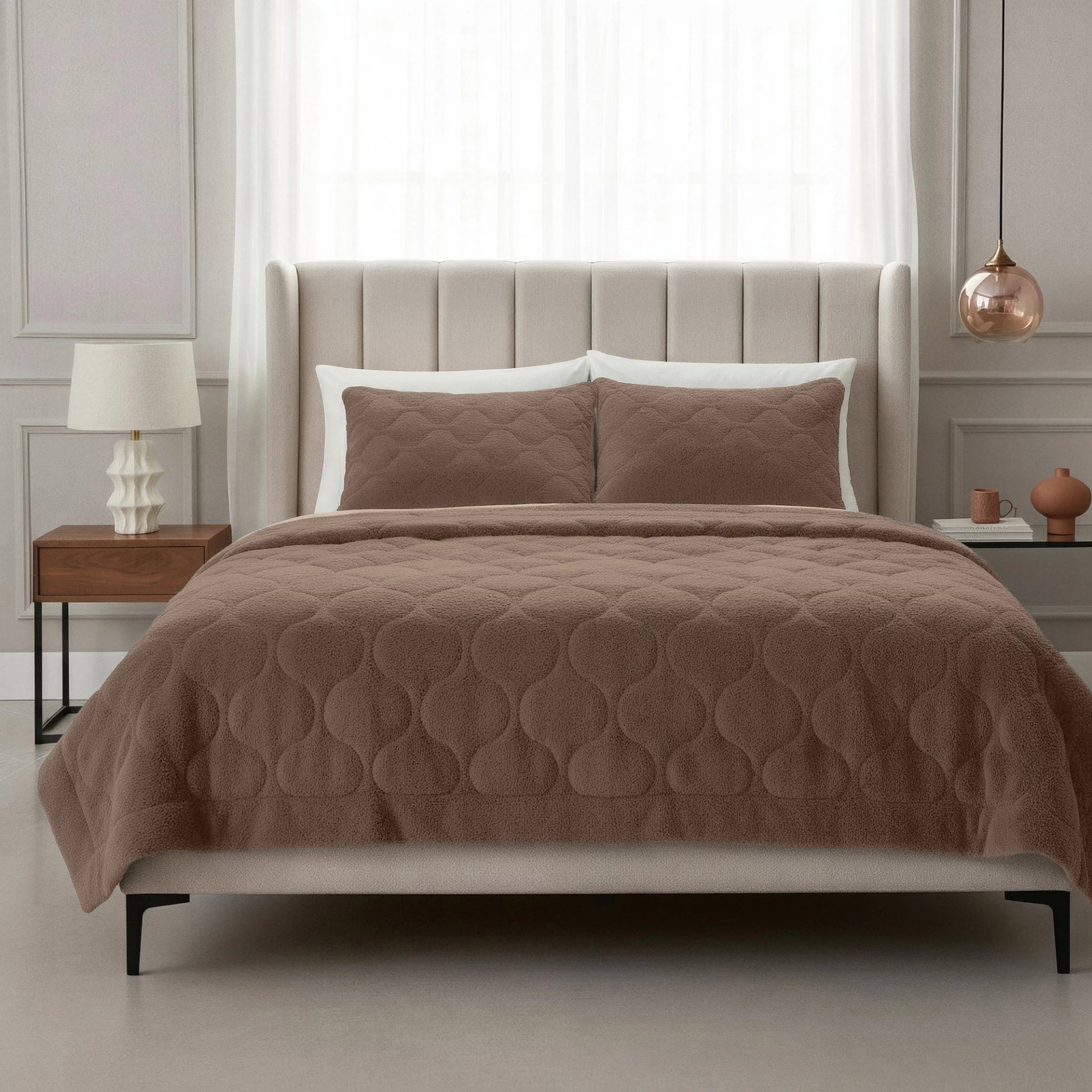Exclusivo Mezcla Fleecedeken met ruitpatroon, plaid voor op de bank, superzacht en warm, licht, voor alle seizoenen, 150 x 200 cm, camel Exclusivo Mezcla Fleecedeken met ruitpatroon, plaid voor op de bank, superzacht en warm, licht, voor alle seizoenen, 150 x 200 cm, camel