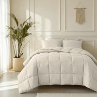 Lazy Dekbed Percale Beige