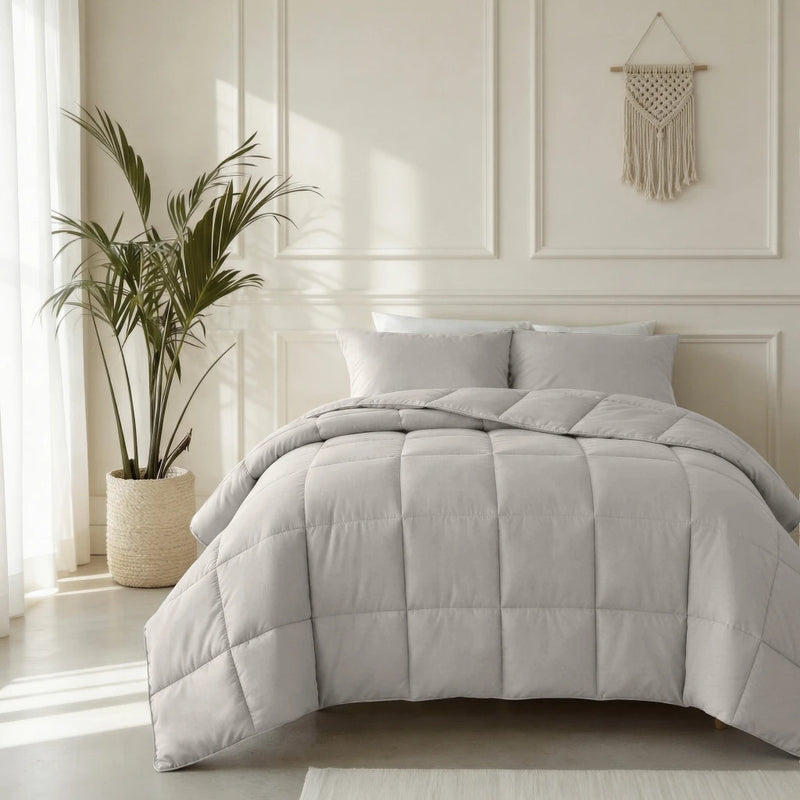 Lazy Dekbed Percale Taupe