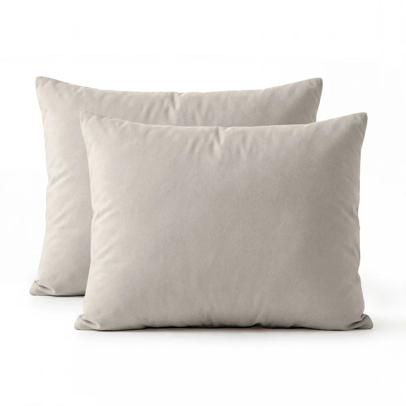 Lazy Kussensloop Percale 2Pack Taupe 60 x 70