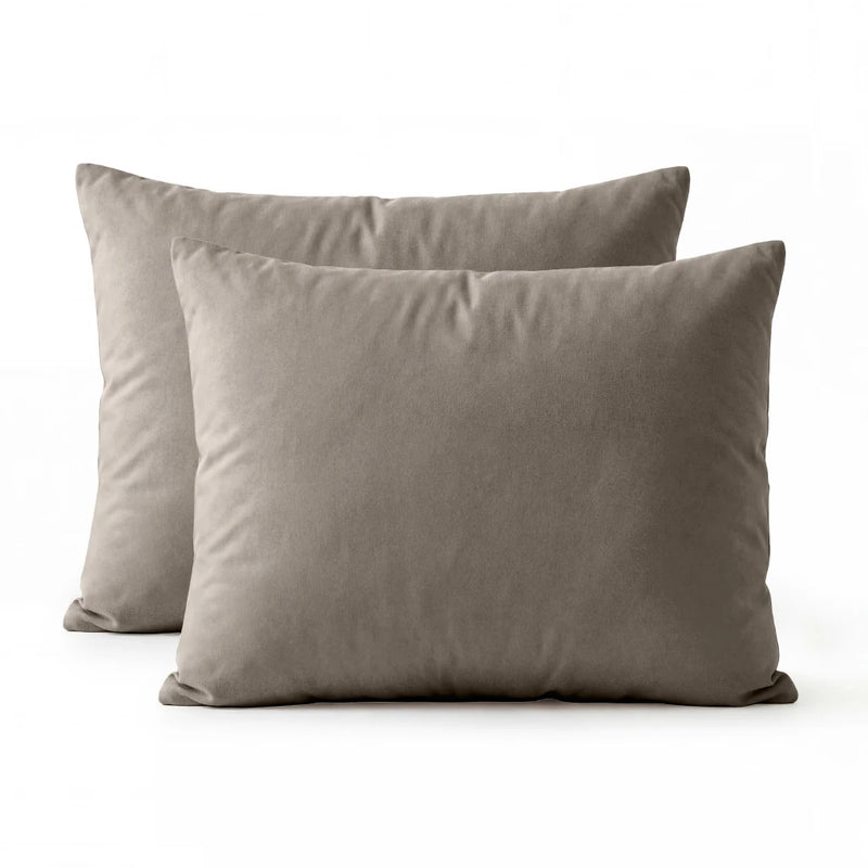 Lazy Kussensloop Percale 2Pack Taupe Bruin 60 x 70