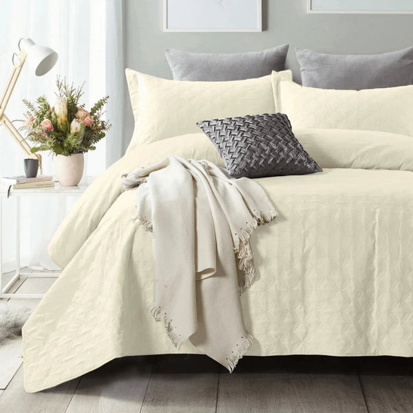 Bedsprei Chrone - Creme - OUTLET