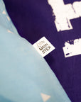 Debedovertrek Little Monster Blauw 