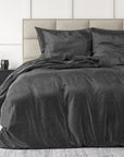 Dekbedovertrek - Velvet Fashion Zwart 