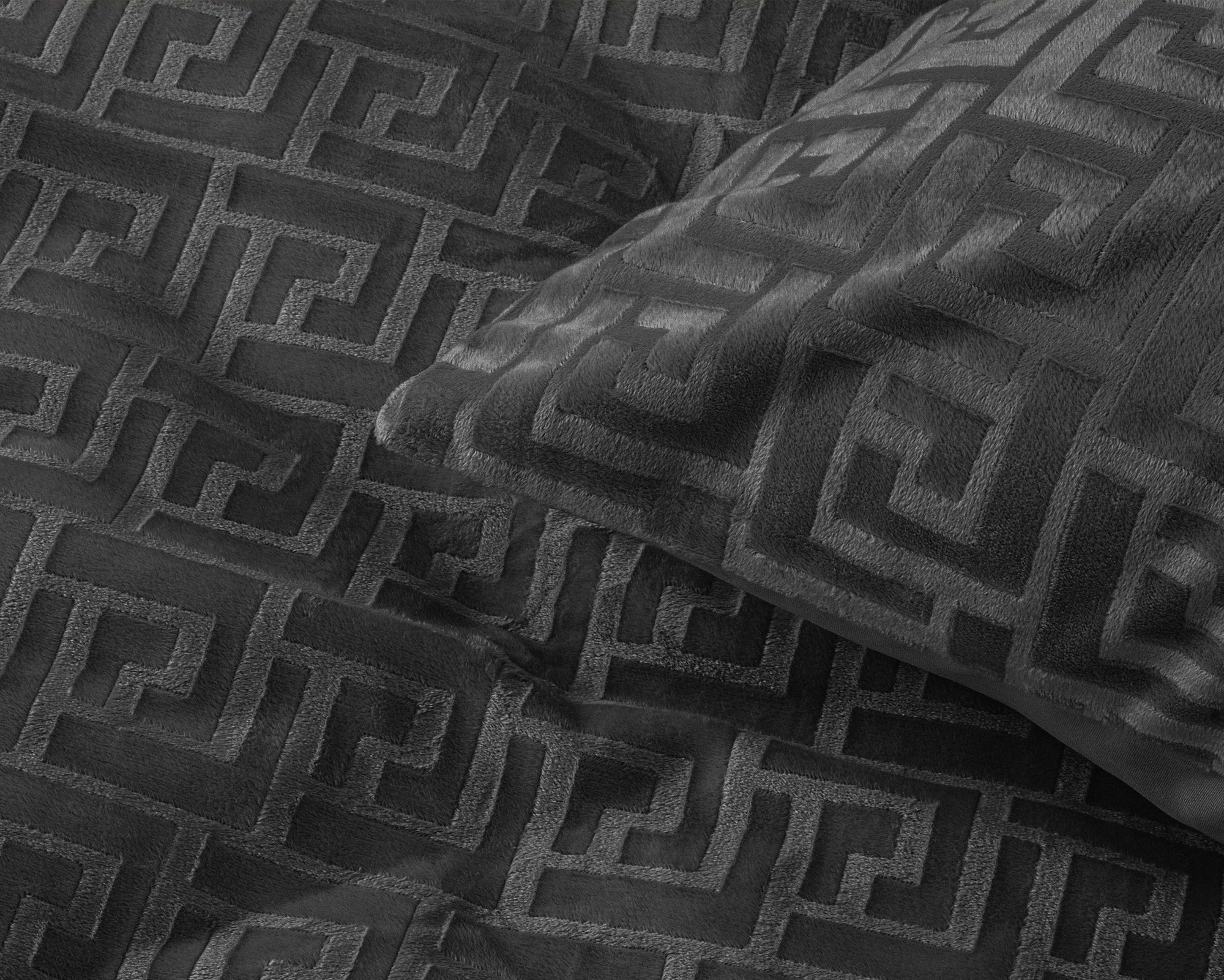 Dekbedovertrek - Velvet Fashion Zwart 