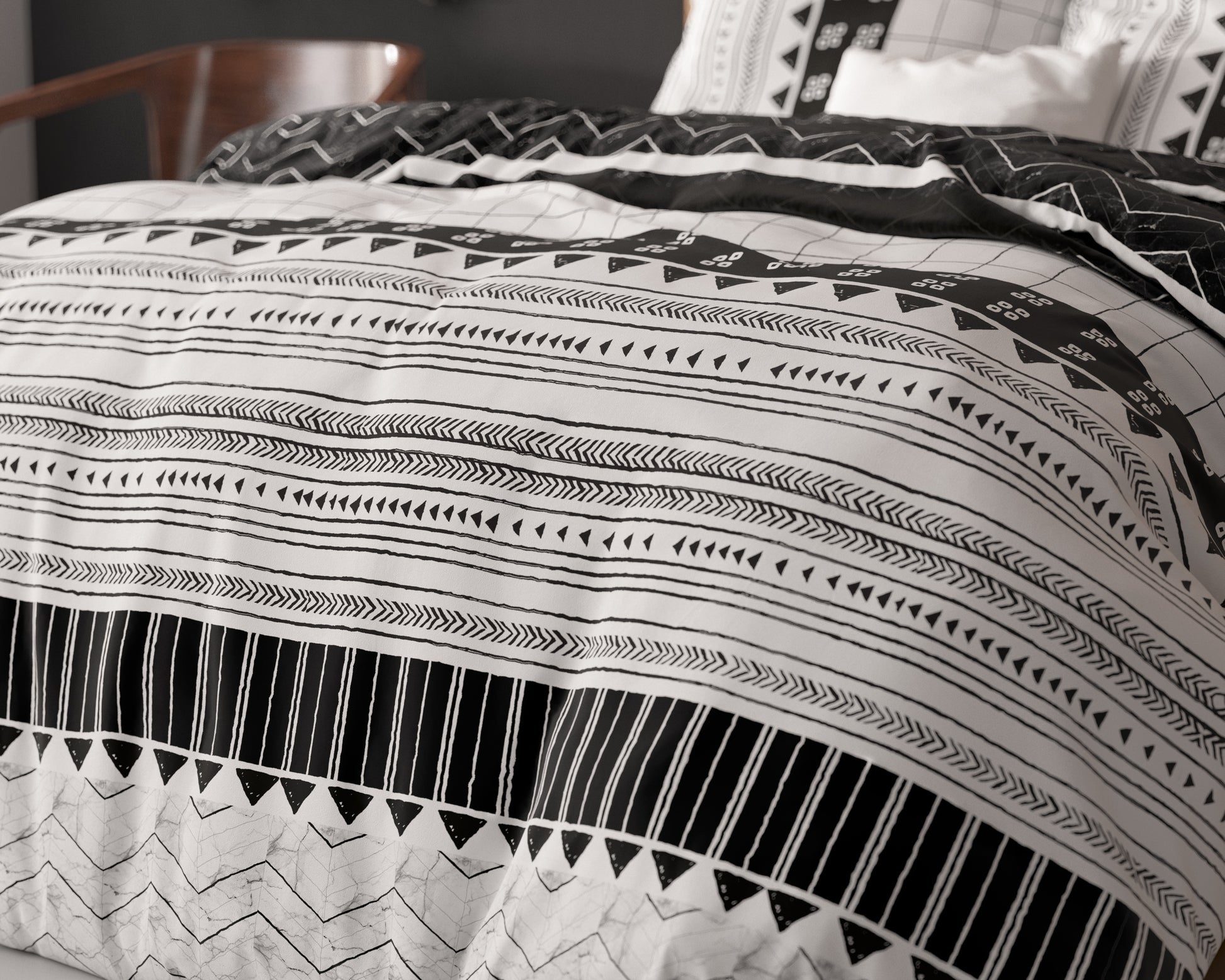 Dekbedovertrek Artic Stripe - Wit 