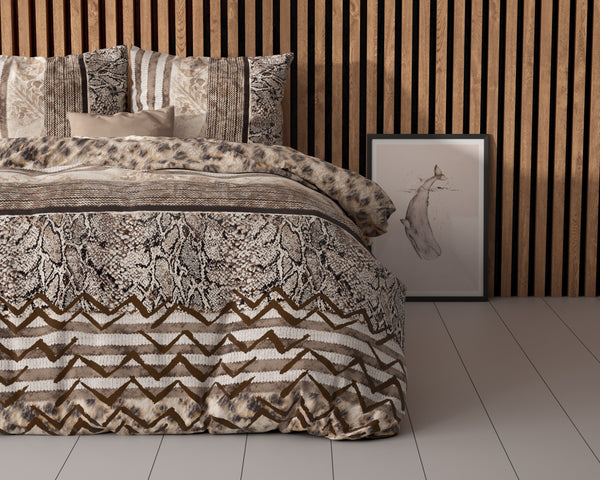 Dekbedovertrek Cozy Panther - Bruin 