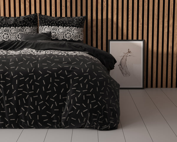 Dekbedovertrek Dervio - Antraciet 