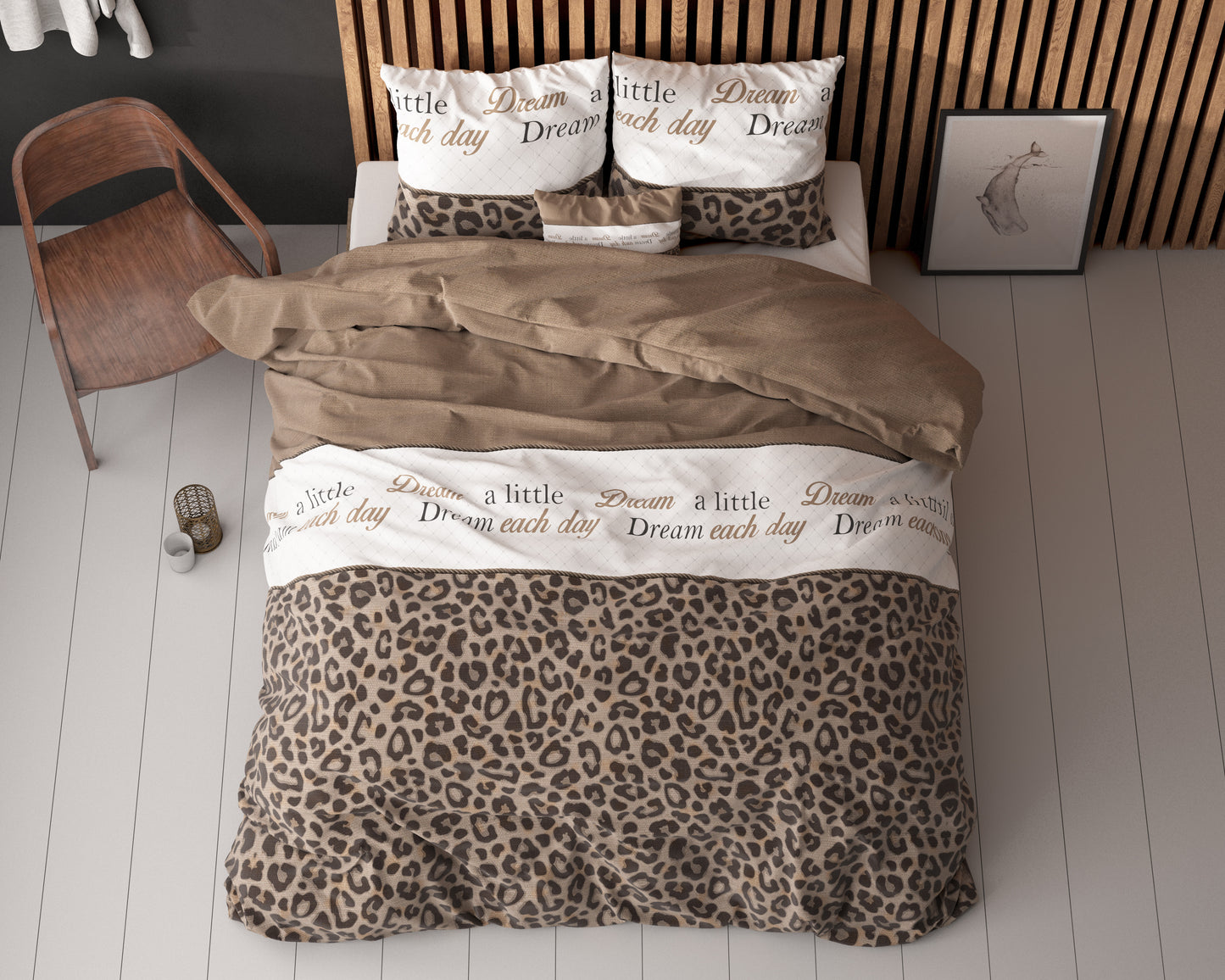 Dekbedovertrek Dream and Sleep Taupe 