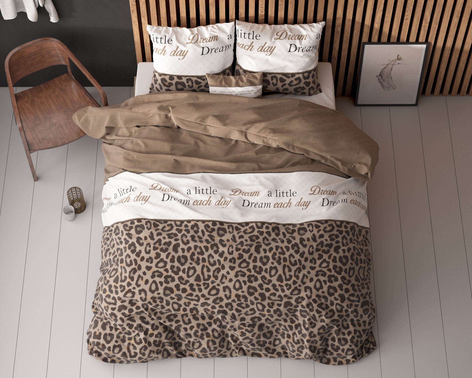Dekbedovertrek Dream and Sleep Taupe 