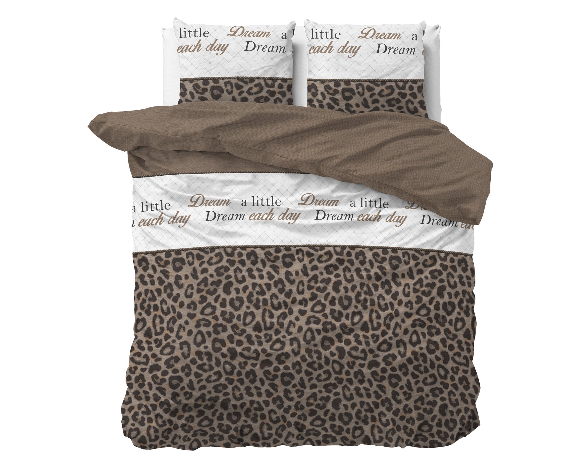 Dekbedovertrek Dream and Sleep Taupe 