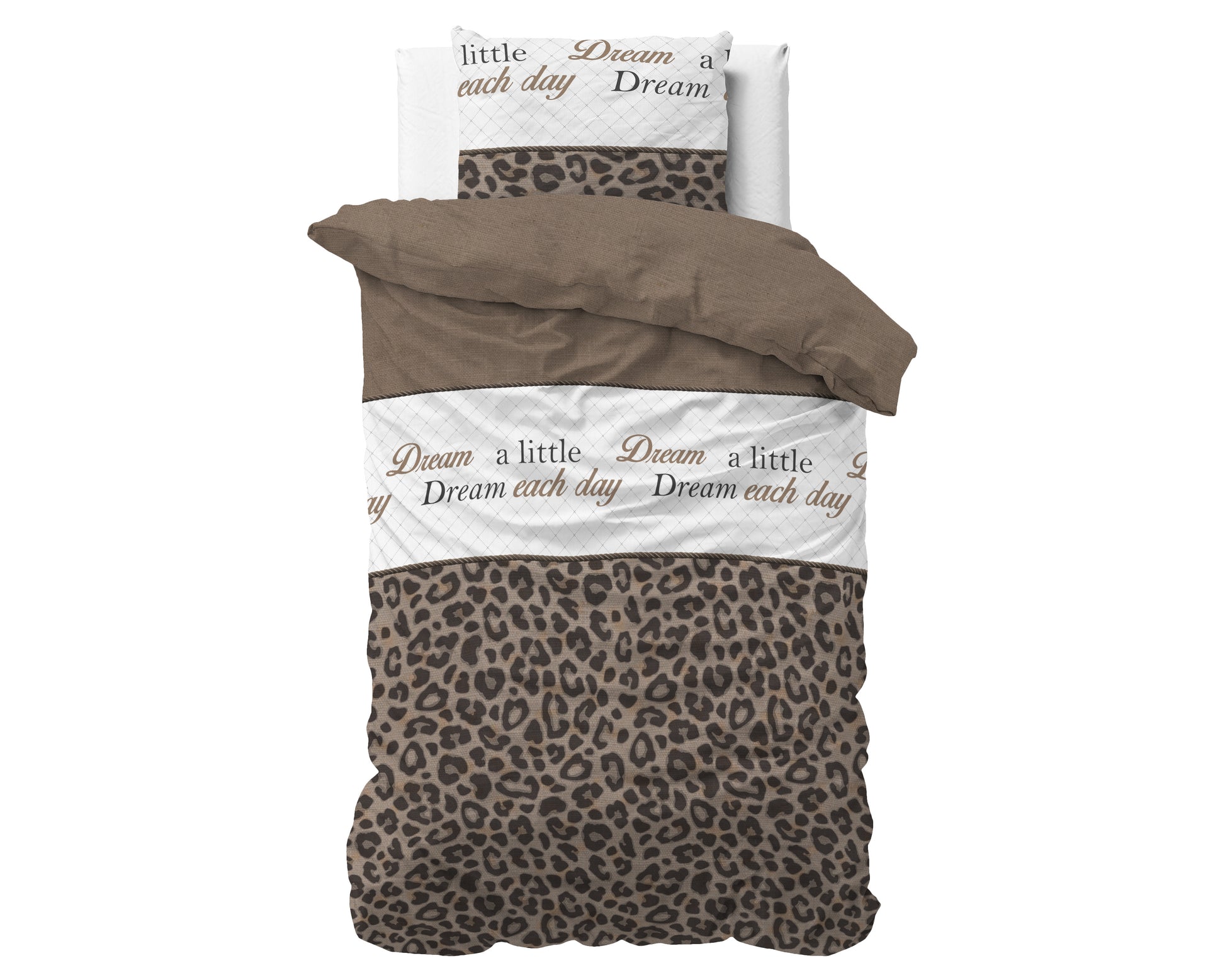 Dekbedovertrek Dream and Sleep Taupe 