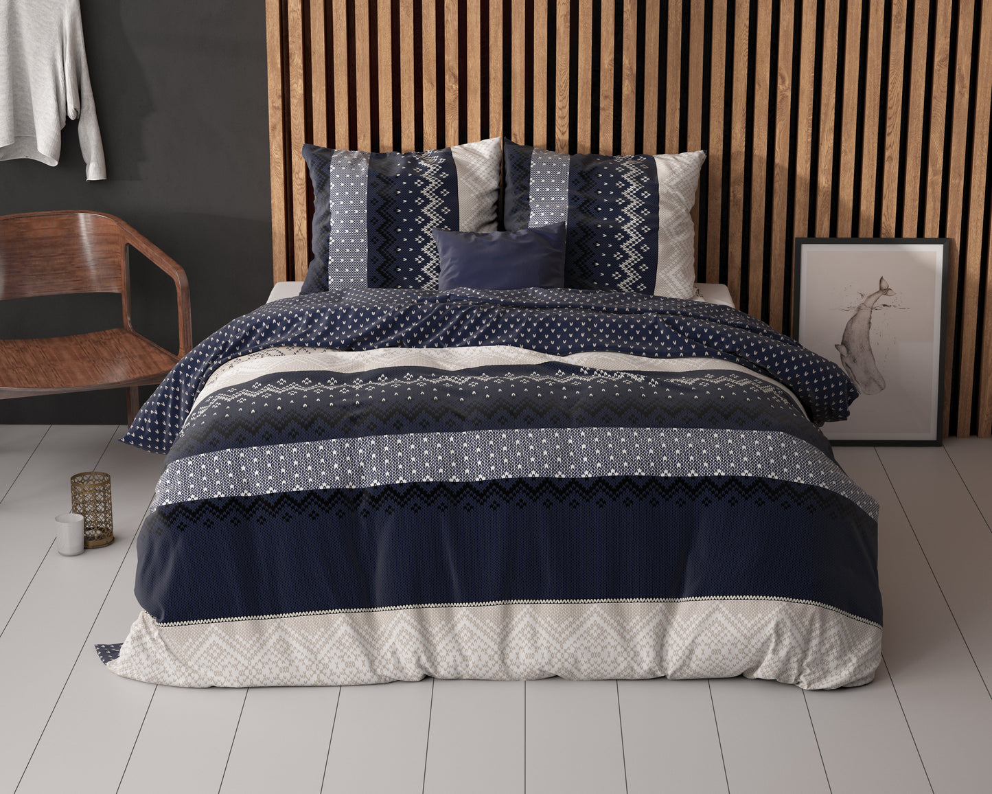 Dekbedovertrek Elisabeth - Navy 