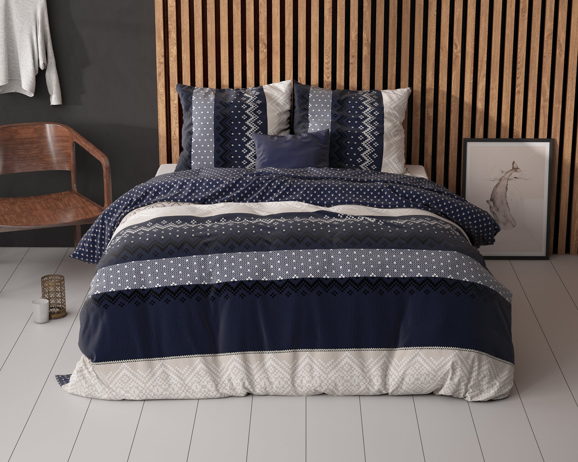 Dekbedovertrek Elisabeth - Navy 