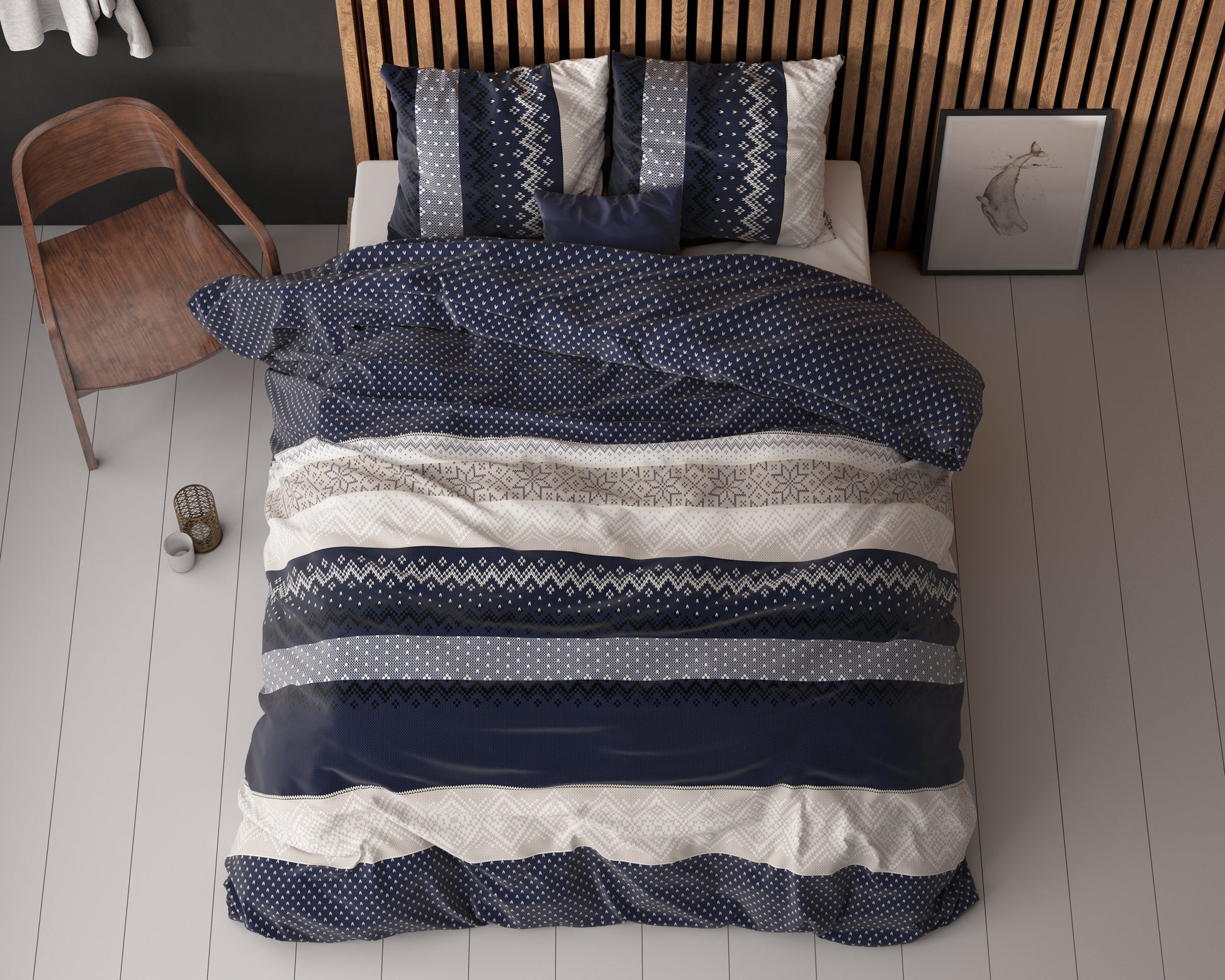 Dekbedovertrek Elisabeth - Navy 