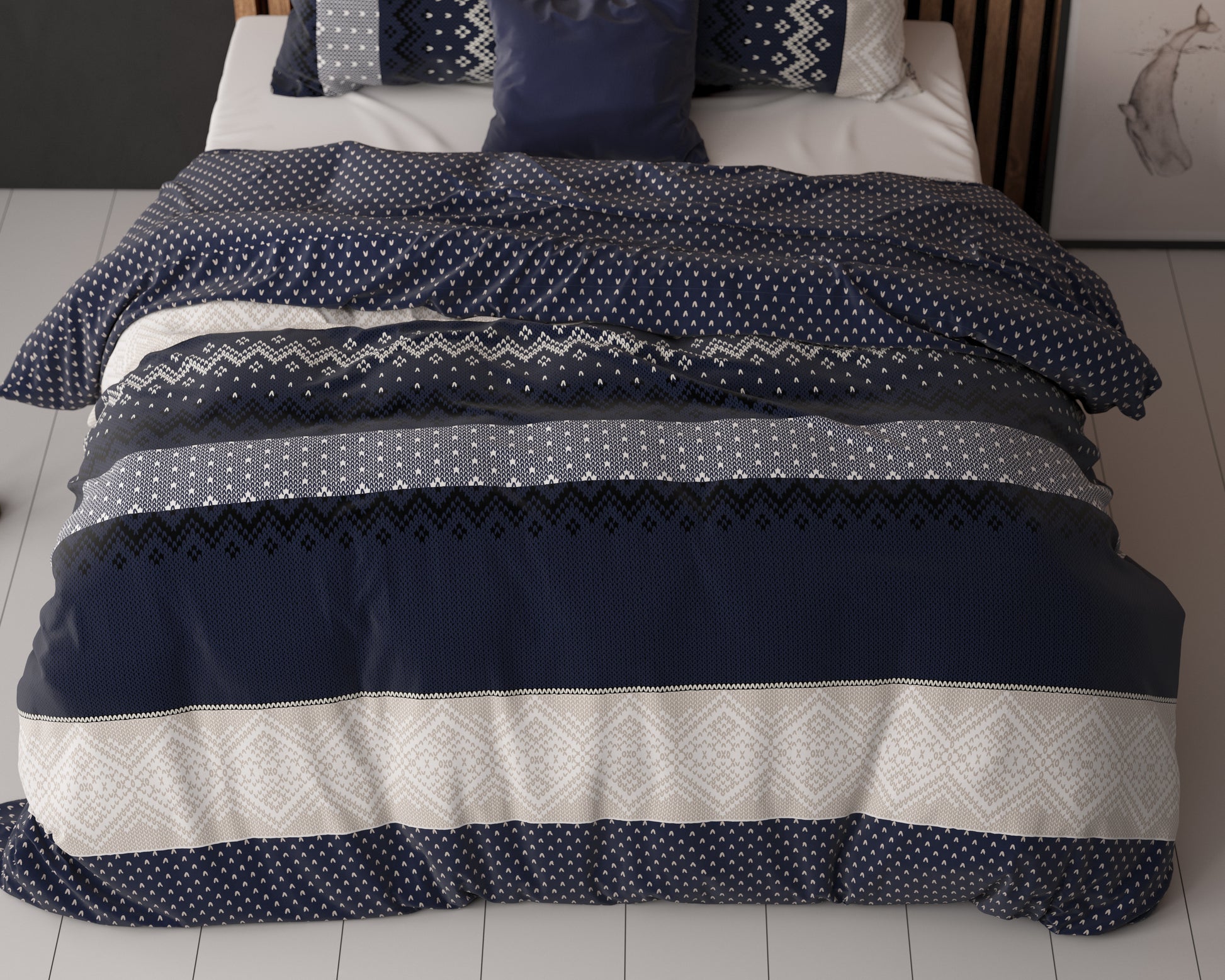 Dekbedovertrek Elisabeth - Navy 